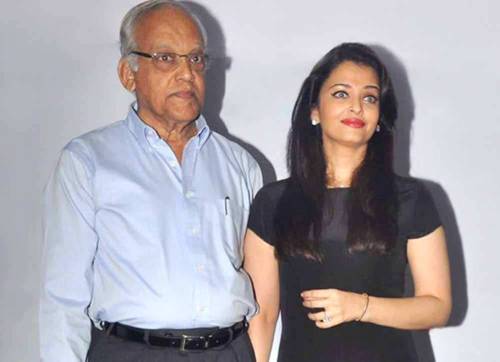 


Bollywood actress Aishwarya Rai Bachchan is seen with her father Krishnaraj Rai in this file photo.