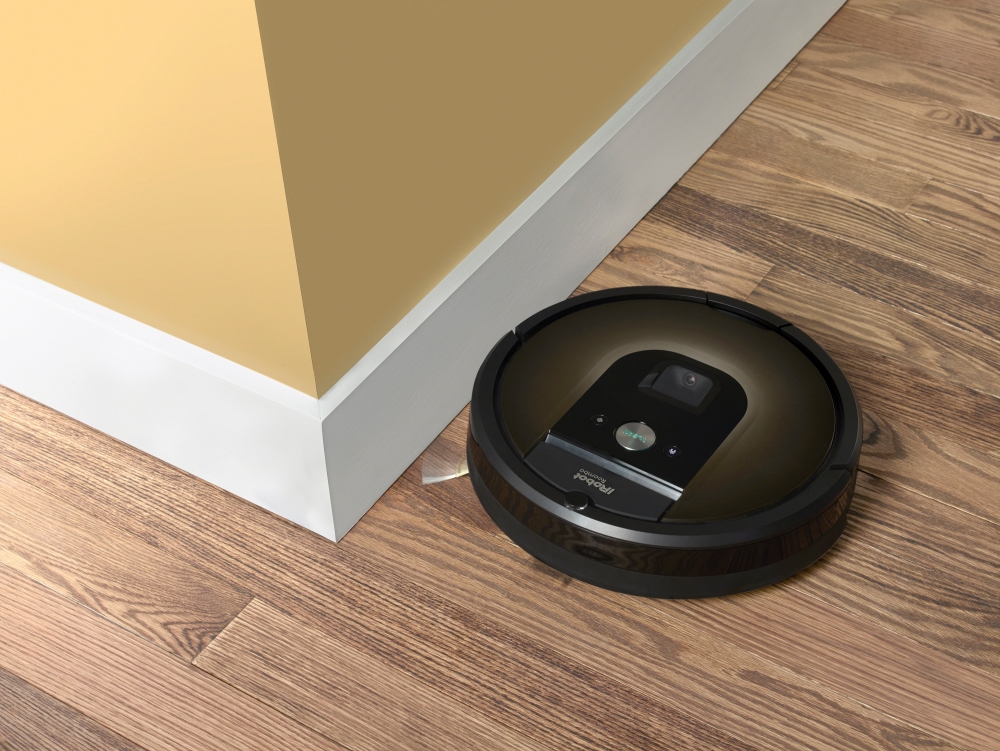 An iRobot Roomba 980 is seen in this undated handout photo. - Reuters