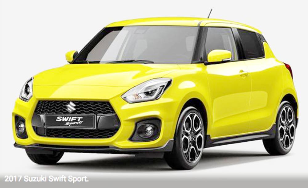 All new 2017 Suzuki Swift Sport 