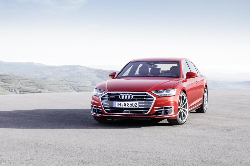 The pilot-driving Audi A8
