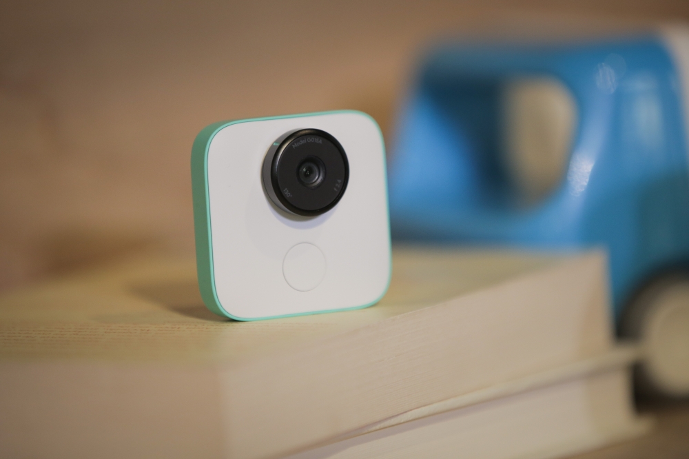 The new Google Clips wireless camera is seen at a product launch event at the SFJAZZ Center in San Francisco, California. Google unveiled newly designed versions of its Pixel smartphone, the highlight of a refreshed line of devices which are part of the tech giant's efforts to boost its presence against hardware rivals. — AFP