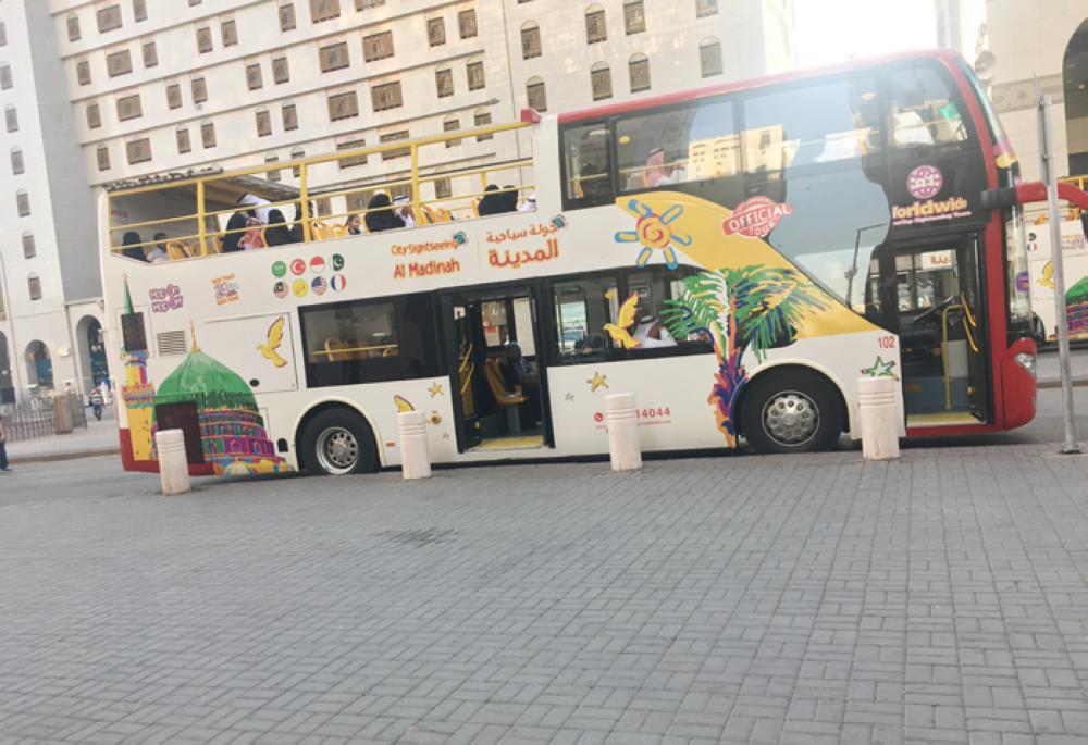 Madinah welcomes visitors to a 
two-hour journey 
of spirituality and entertainment 