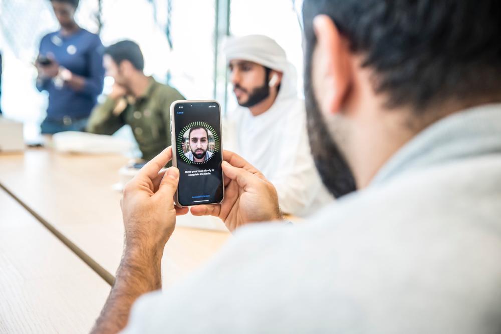 Long lines formed at the launch of iPhone X in UAE on Friday. — SG