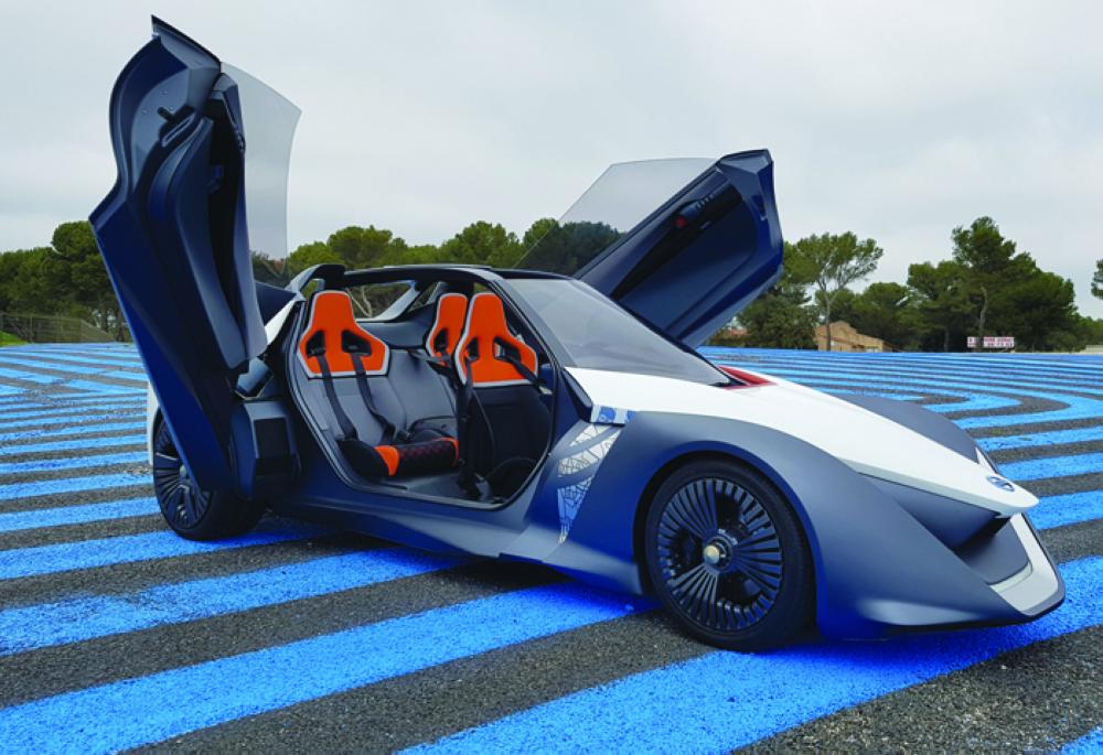 Cars of tomorrow like the Nissan BladeGlider zoom into Dubai International Motor Show 