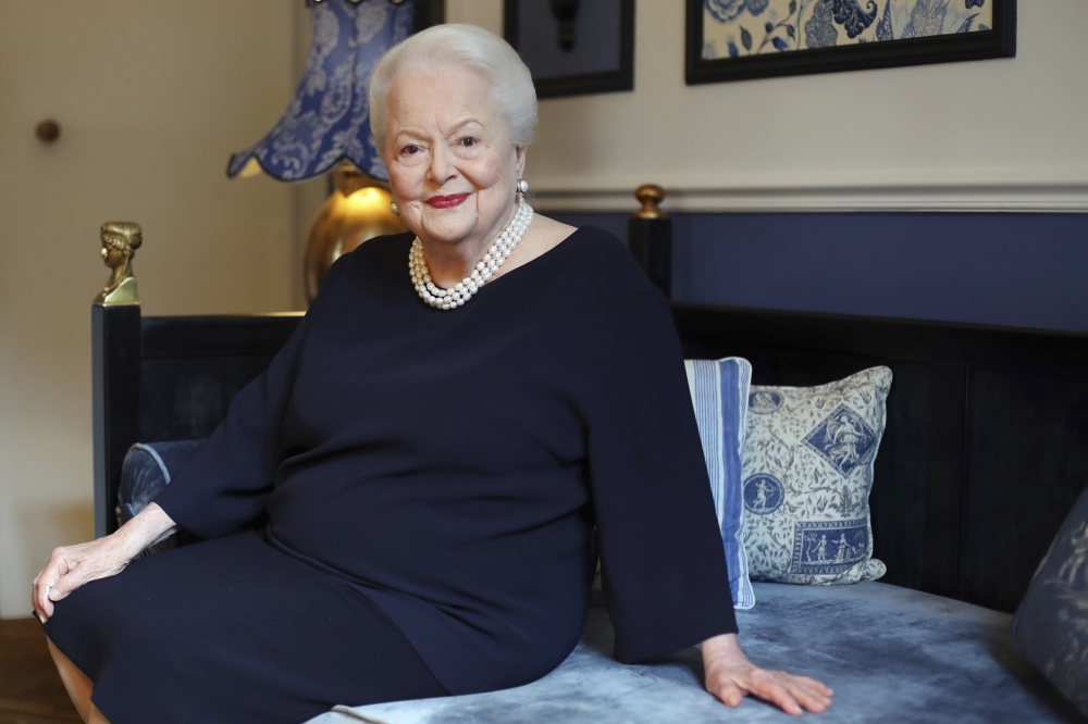 US actress Olivia de Havilland poses during an interview in Paris in this June 18, 2016 file photo. — AP