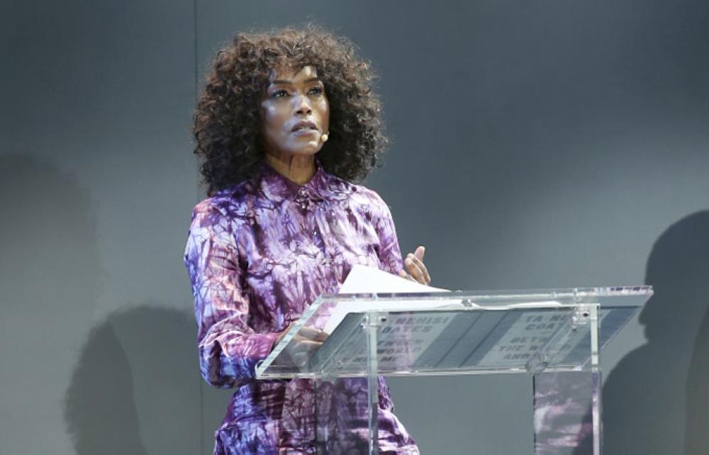 Actress Angela Bassett participates in the first-ever theatrically staged reading of Ta-Nehisi Coates' 