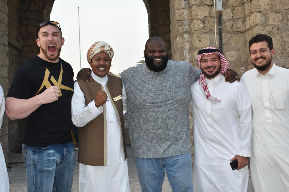 WWE wrestlers visit historic Jeddah