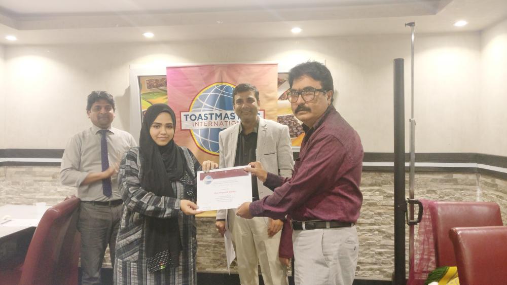 Focus on hunger in Izhaar Talk Masters meet