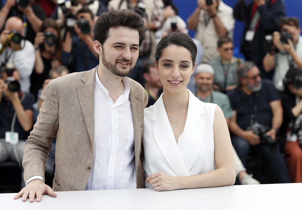 Egyptian director Abu Bakr Shawky and producer Elisabeth Shawky-Arneitz poses during the photocall for 