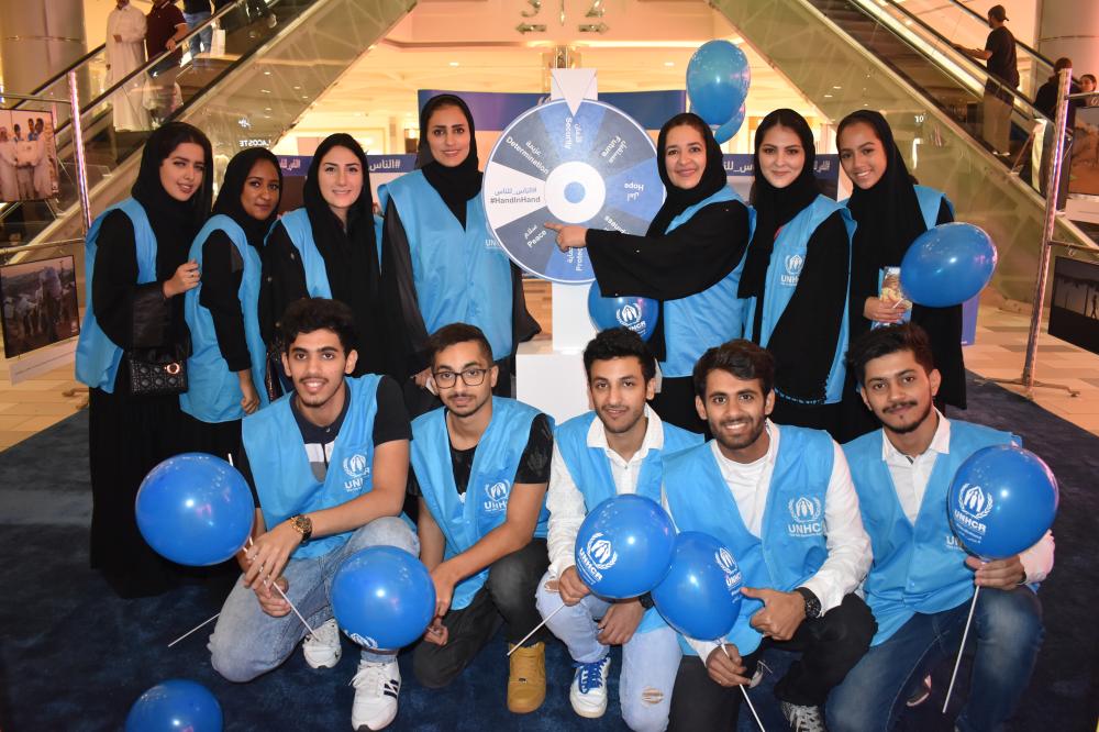 UNHCR highlights Saudi 
role in aiding refugees