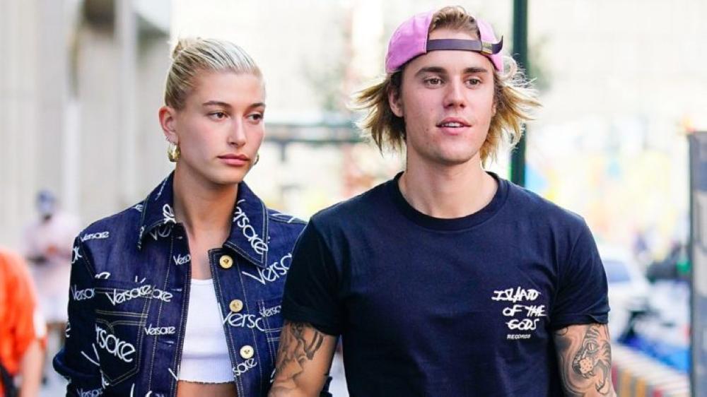 Hailey Baldwin and Justin Bieber are seen in this undated file photo in Los Angeles, California. - AP