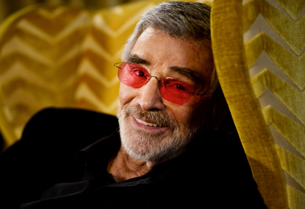 Hollywood actor Burt Reynolds poses for a portrait during an interview with Reuters at a hotel in central London in this Dec. 3, 2015 file photo. — Reuters