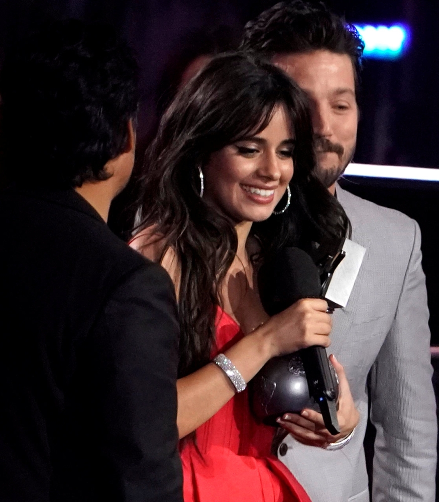 US singer Bebe Rexha poses backstage during the MTV Europe Music Awards at the Bizkaia Arena in the northern Spanish city of Bilbao. — AFP