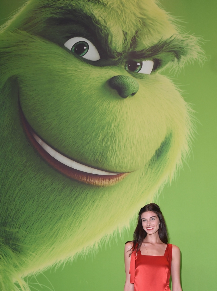 In this photo taken on Nov. 3, 2018 US model Mariah Strongin attends the premiere of 