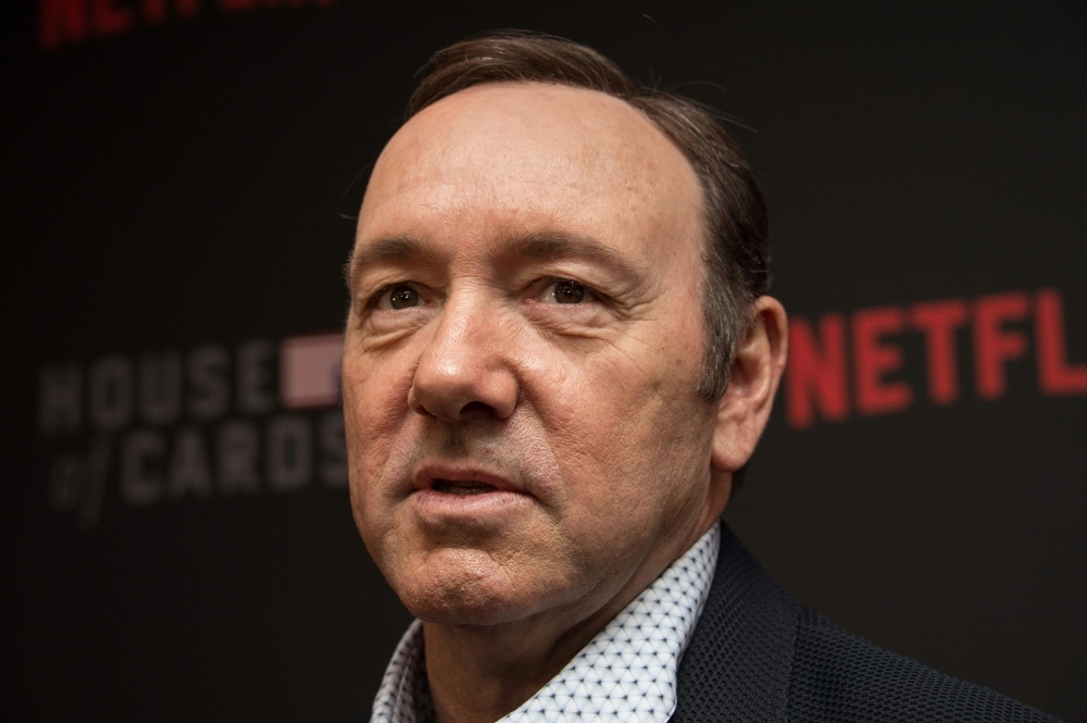 In this file photo taken, Kevin Spacey arrives at the season 4 premiere screening of the Netflix show 