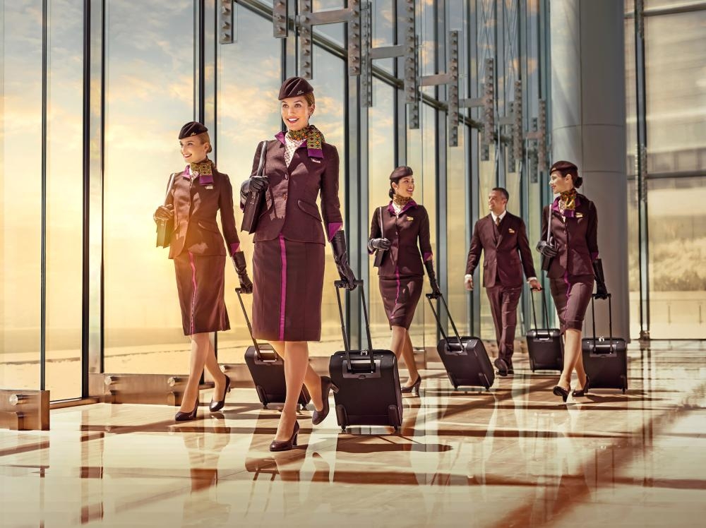Etihad Airways employs over 4,800 cabin crew representing 115 nationalities

