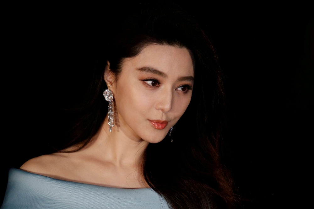 Chinese actress Fan Bingbing poses on the red carpet at the Asian Film Awards in Hong Kong in this March 21, 2017, file photo. — Reuters