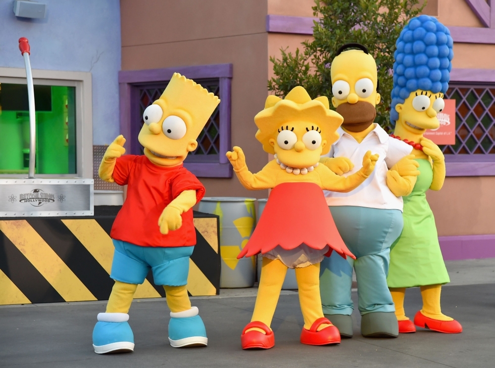 The Simpsons characters attend the 