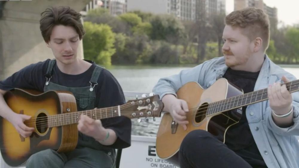 British-based pop duo Stephen Fitzpatrick and Audun Laading. — Courtesy photo