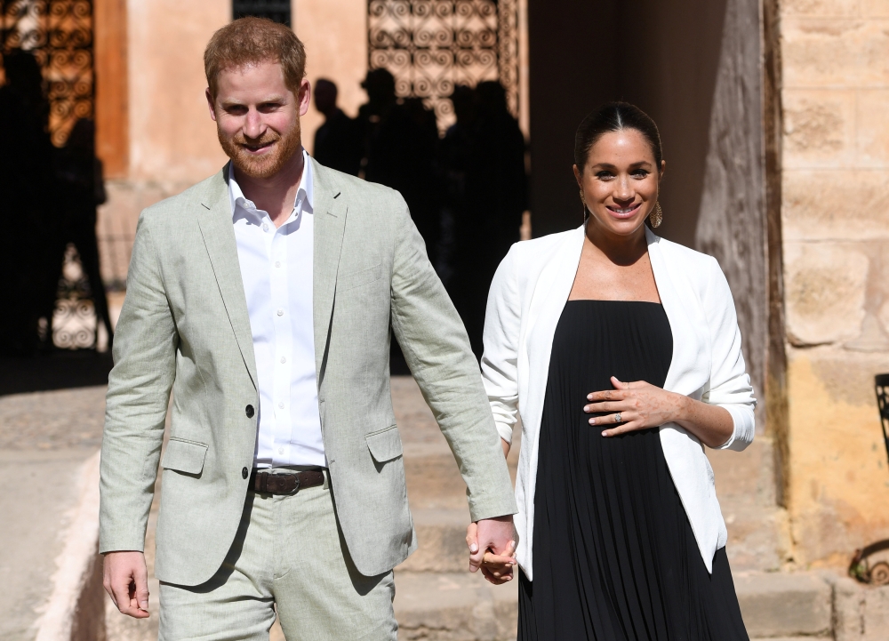 Britain’s Meghan, Duchess of Sussex and Prince Harry the Duke of Sussex visit the Andalusian Gardens in Rabat, Morocco, in this Feb. 25, 2019 file photo. — Reuters