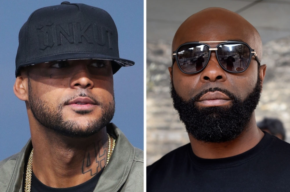 Booba (L) and Kaaris (R) 