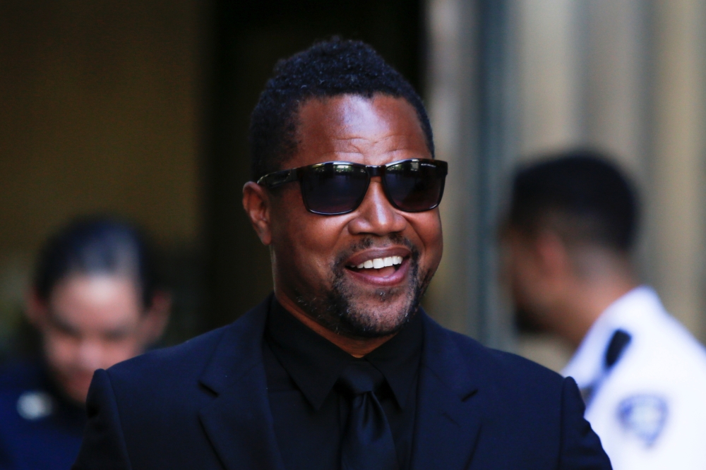 Actor Cuba Gooding Jr. leaves New York Criminal Court in the Manhattan borough of New York City on Wednesday. — Reuters