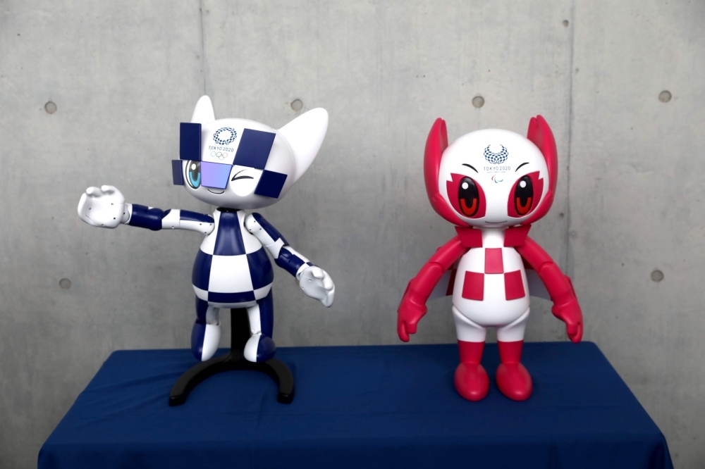In this picture, Toyota Motor Corp. demonstrates the T-HR3 humanoid robot which will be used during the Tokyo 2020 Olympic and Paralympic Games, in Tokyo. — AFP
