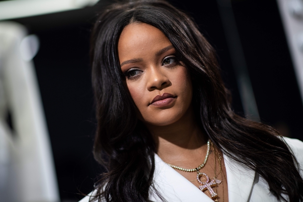 Barbados' singer Rihanna poses during a promotional event of her brand Fenty in Paris in this May 22, 2019 file photo. — AFP