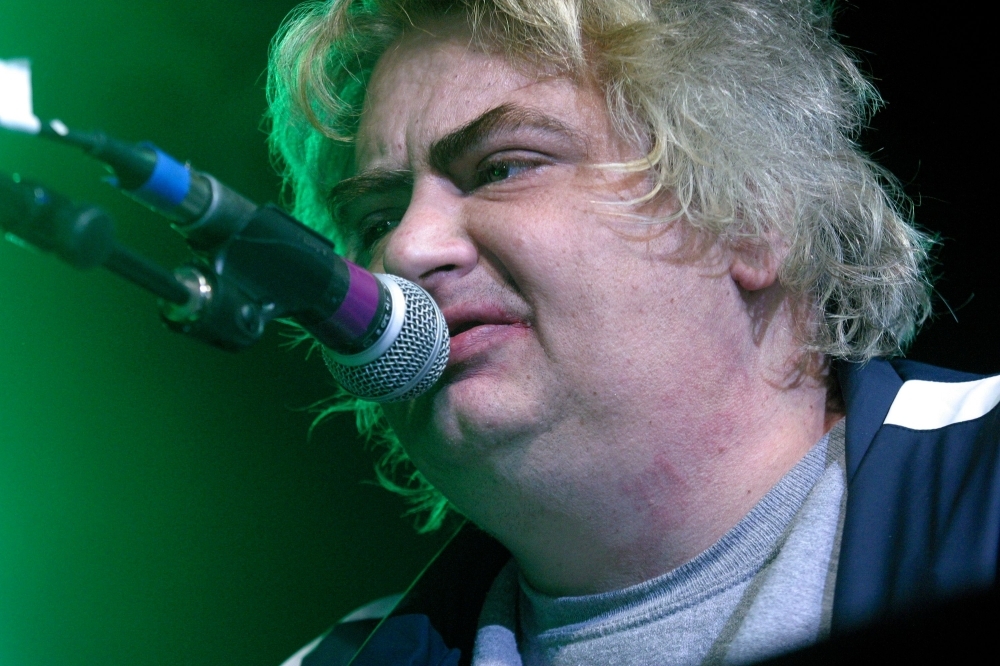 Daniel Johnston performs during the 2005 South By South West Music Festival March 16, 2005 at The Austin Music Hall in Austin, Texas, in this March 15, 2005 file photo. — AFP