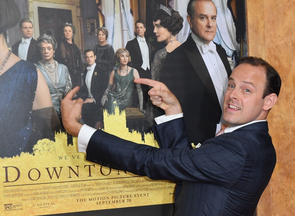 In this file photo taken on Sept. 16, 2019 English actor Harry Hadden-Paton attends the 