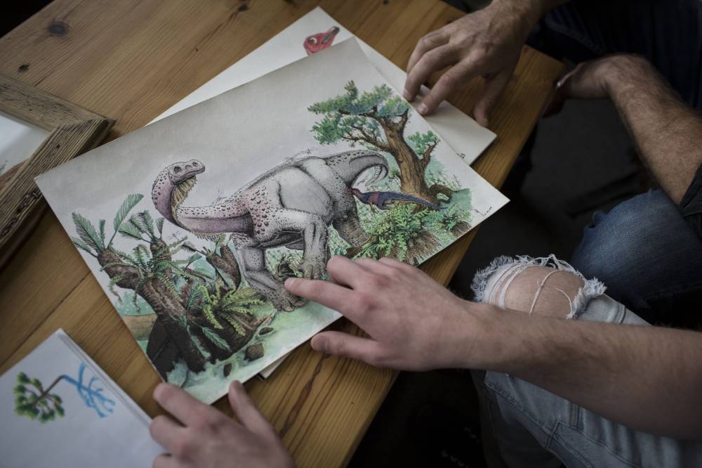 An illustration by Viktor Radermacher, a South African who is half scientist and half artist.