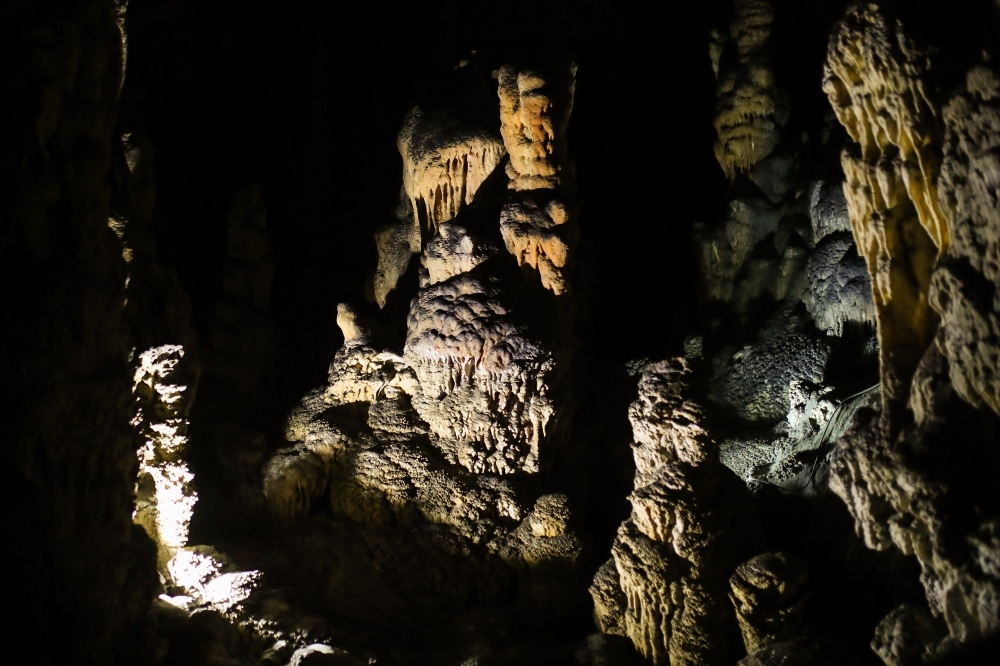 This picture taken on Sept. 26, 2019 shows a view of the Divaska cave at the end of a six-days training organized by the European Space Agency's (ESA), southern Slovenia. In Slovenia's dramatically beautiful Karst region, six astronauts have been put through their paces for future missions in deep underground in the area's network of cold, dark and muddy caves. — AFP