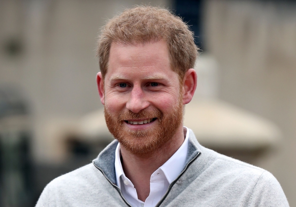 Britain's Prince Harry, Duke of Sussex, speaks to members of the media at Windsor Castle in Windsor, west of London in this May 6, 2019 file photo. — AFP
