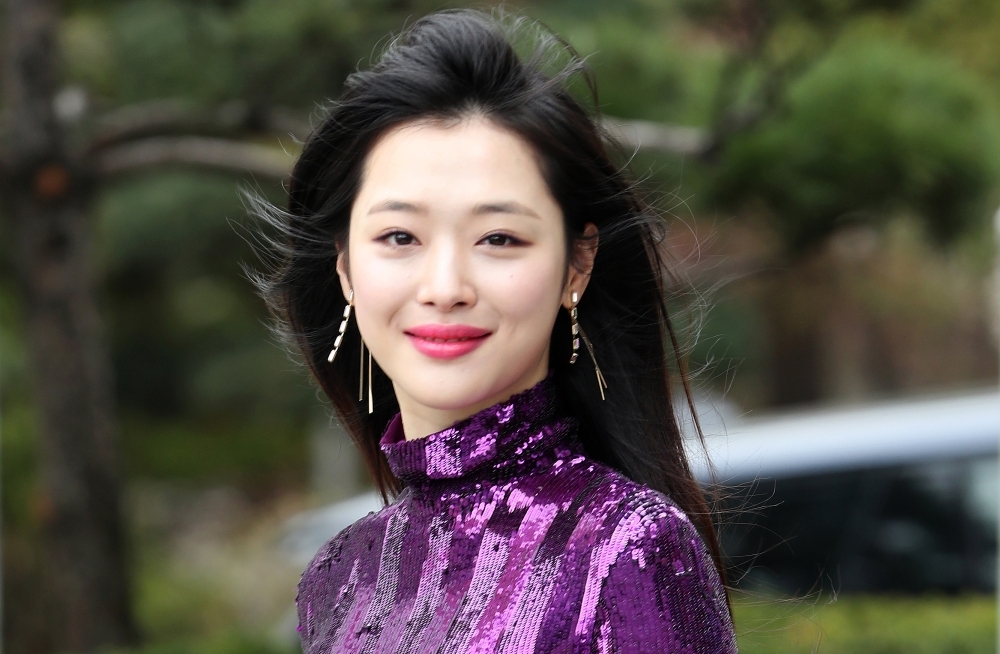 This undated photo released by Yonhap in Seoul on Monday shows Sulli, a former member of top South Korean girl group f(x).  — AFP