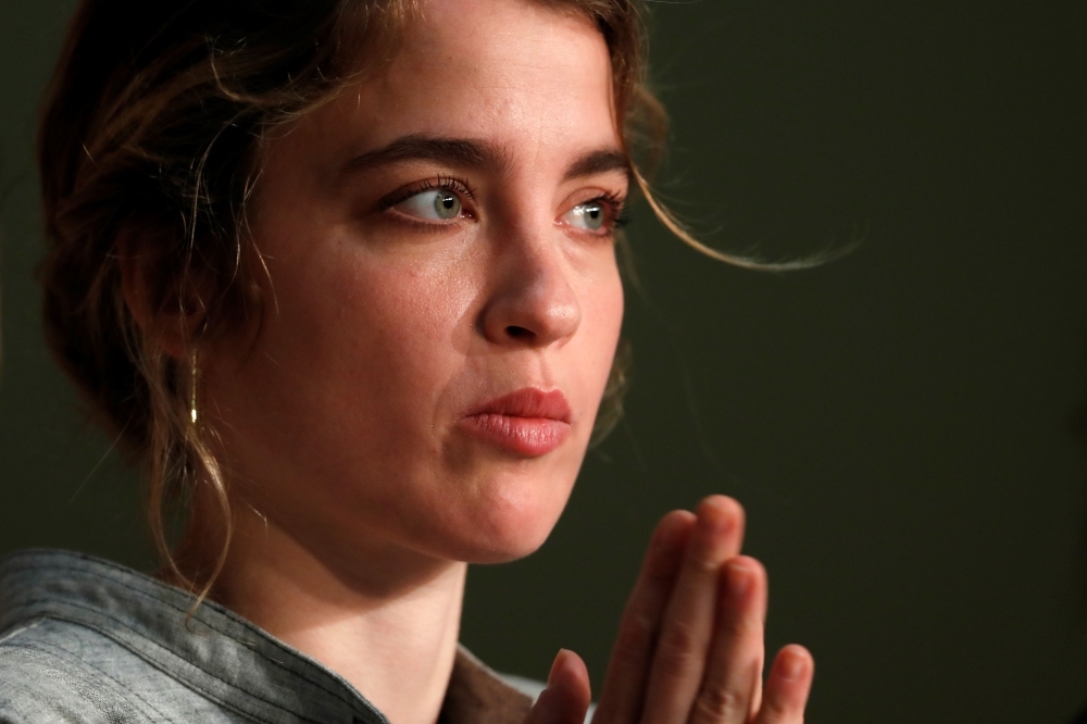 French actress Adele Haenel is seen during during a press conference at the 70th edition of the Cannes Film Festival in Cannes in this May 20, 2017 file photo. — AFP
