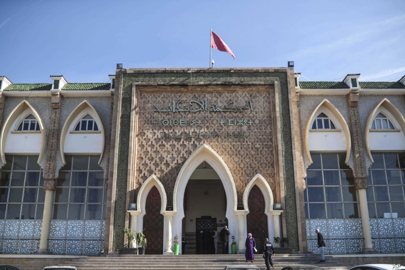 A view of a court where Moroccan rapper Gnawi faces trial on charges of insulting the police, in Sale, Morocco, in this Nov. 25, 2019 file picture. — Courtesy photo