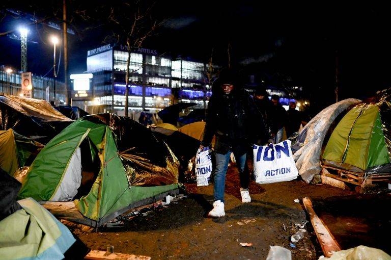 Some 20,000 migrants have been removed from camps in or near Paris since last year. — AFP