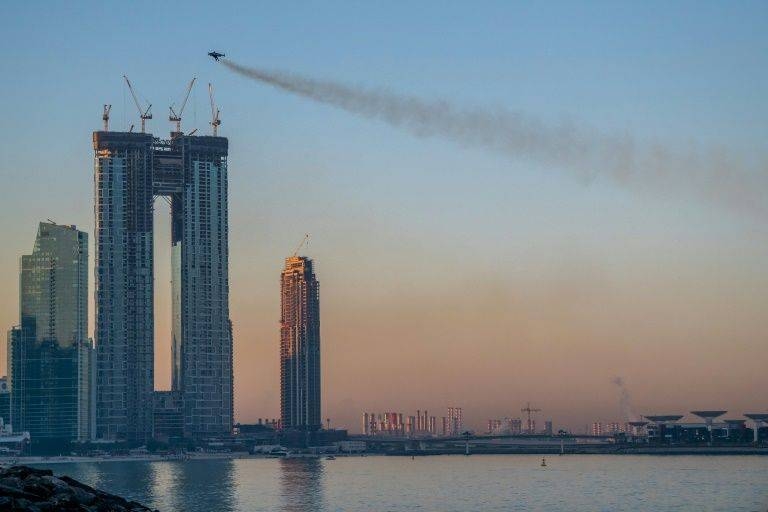 Reffet soared to heights of up to 1,800 meters (nearly 6,000 feet) over the skyscrapers of Dubai. — AFP