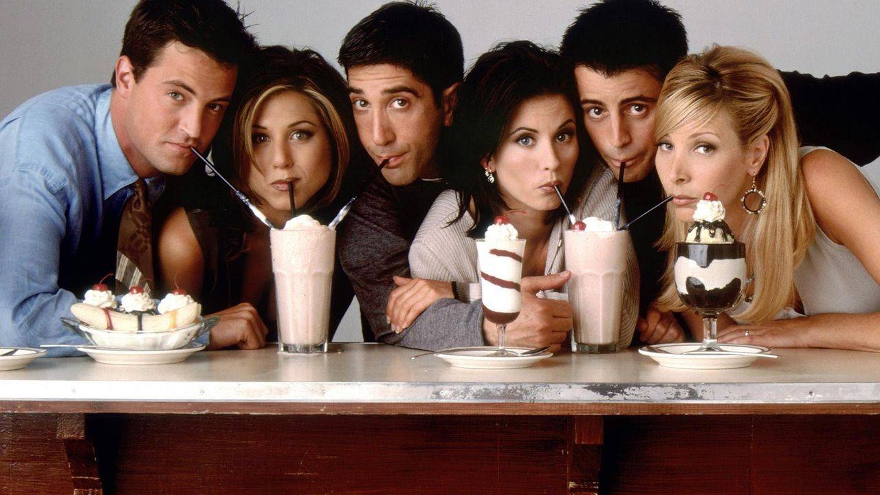 The cast of the hit US sitcom 