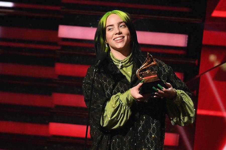 The Los Angeles-born singer, who only turned 18 in December, is the youngest artist to record a Bond track. — AFP
