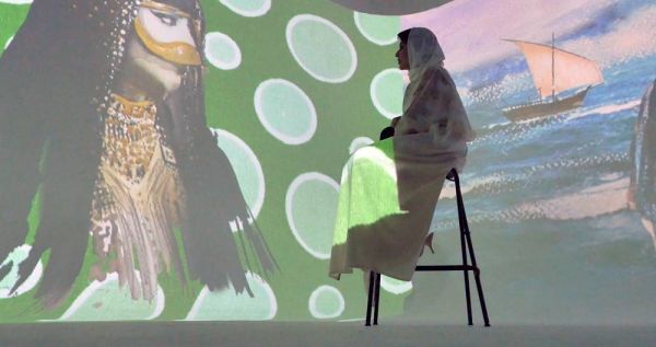 Acclaimed Emirati artist and designer Ashwaq Abdulla inaugurated Sunday the first of its kind digital art exhibition ‘Al Mabrouka’ across the region. 