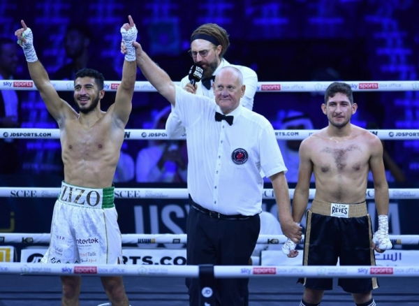 Ziyad Al-Maayouf known as (Zizo) defeated his Mexican opponent Alfredo Alatorre on the first-round KO with a big knockout. — SPA