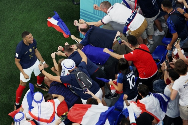 France became the first team to qualify for the round of 16 after beating Denmark 2-1 in their World Cup Group D match on Saturday. (Picture: @fifaworldcup_ar)