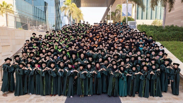 380 students celebrated their graduation.