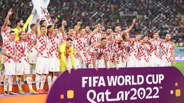 This was Croatia’s second third-place finish at the World Cup. (@FIFAWorldCup) 