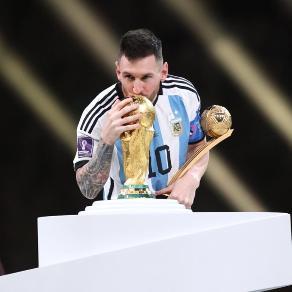 Messi-led Argentina bagged their third FIFA World Cup title by defeating France on penalties in the final on Sunday. (@FIFAWorldCup)
