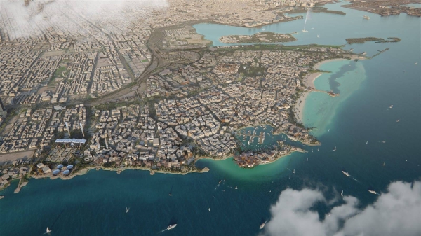 The Jeddah Central Project is a unique waterfront development located right in the heart of Jeddah, with architecture inspired by Jeddah’s heritage and old town, Al Balad built using sustainable design and materials, bringing contemporary Saudi culture by the sea to life.