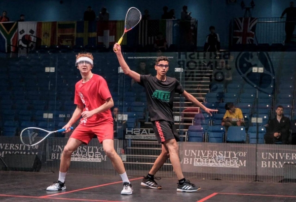 Mohammed Al Nasfan, a Saudi squash team player, ranked 11th internationally at the England World Junior and Youth Squash.