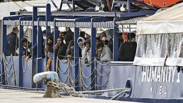 


Last year, the EU registered over 330,000 irregular border crossings, a 64% increase compared to the previous year. — courtesy Salvatore Cavalli/Copyright the AP.