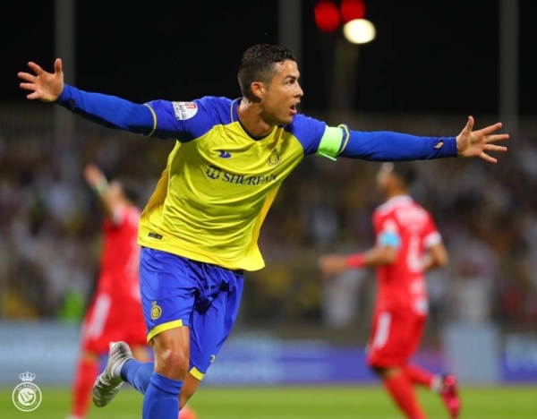 The Portuguese legend scored the 61st hat-trick of his career and his first for Al-Nassr to fire his team back to the top of the Saudi Pro League. 